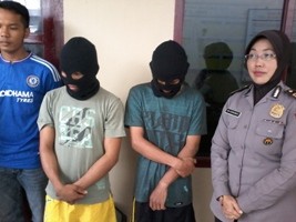 Idrus dan Awan di Mapolresta Jambi